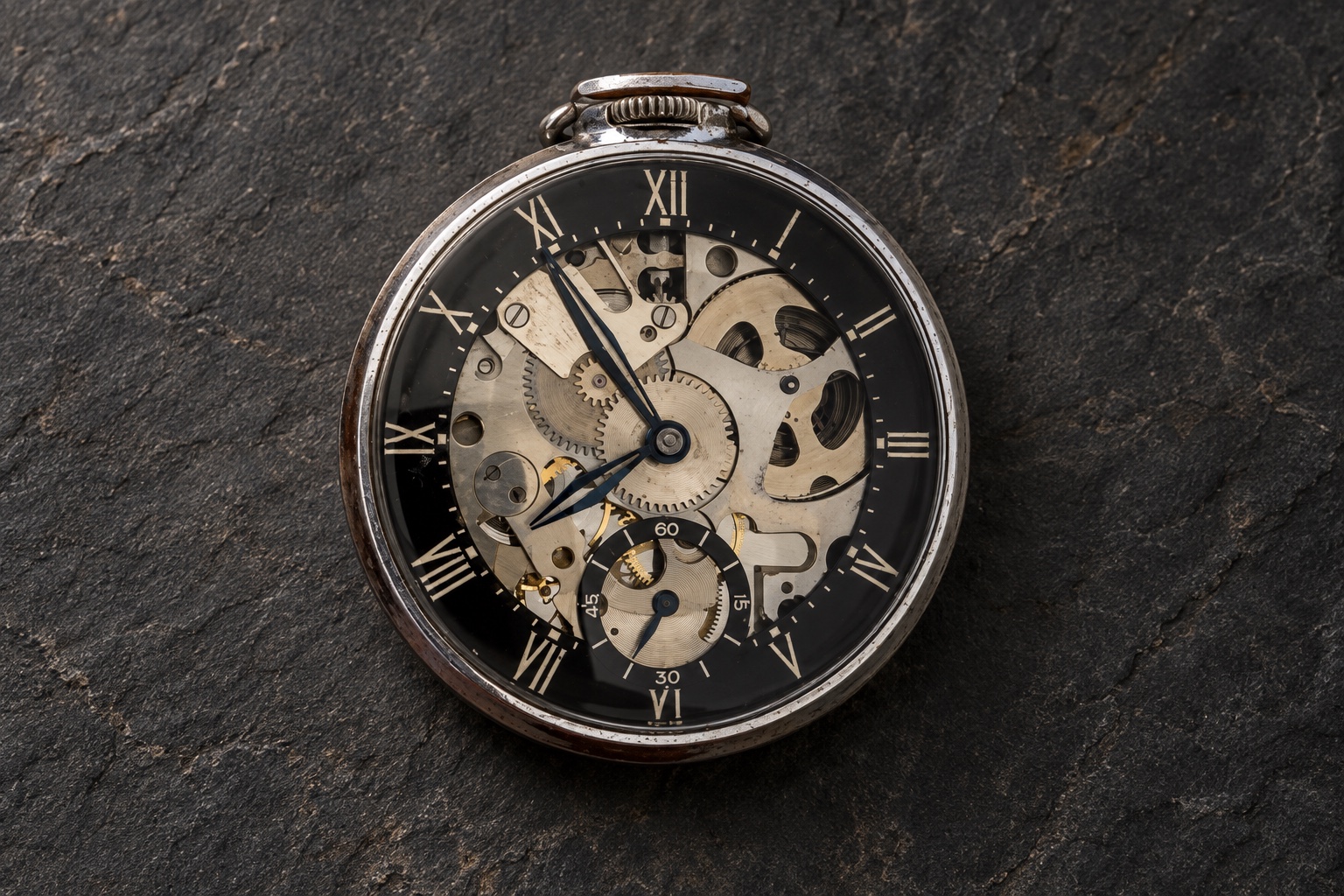 The founder’s inherited Girard-Perregaux pocket watch