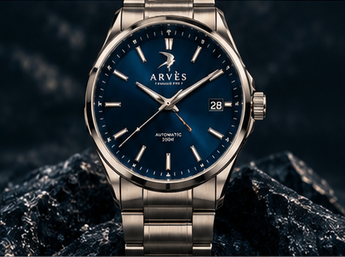 Blue dial ARVÈS Vander GMT
